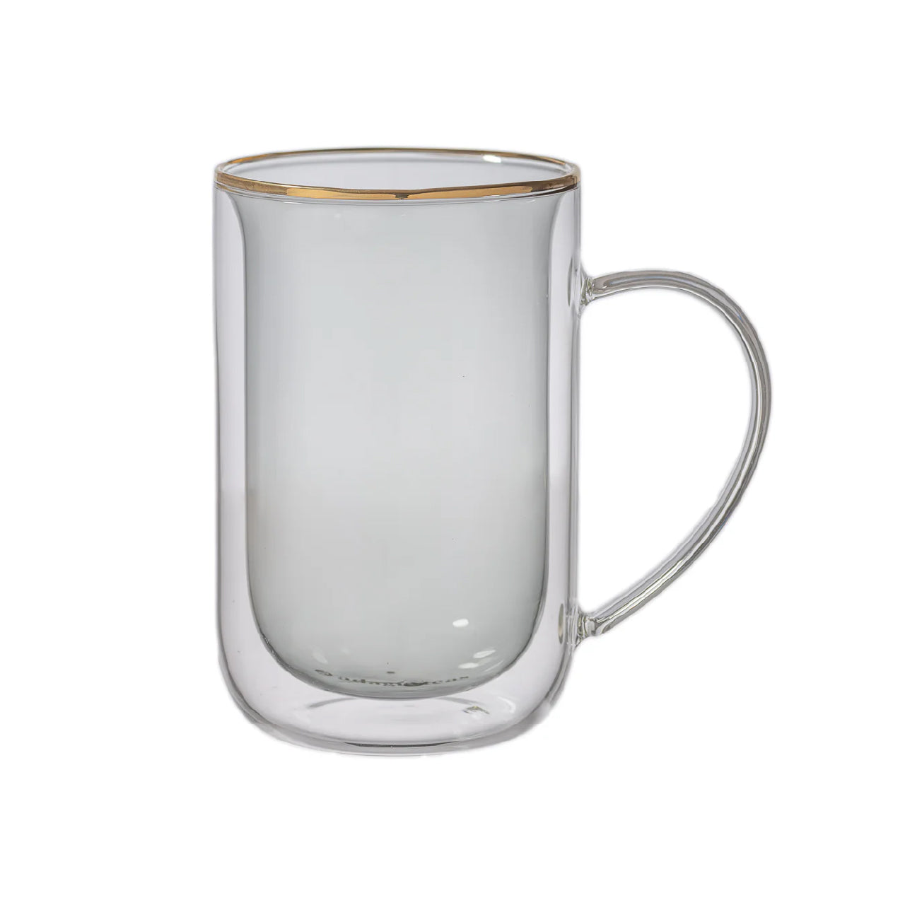 Mug Bhoro Doble Vidrio Smoked Black
