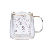 Cargar imagen en el visor de la galería, Taza Doble Vidrio Windy Lilac Plants
