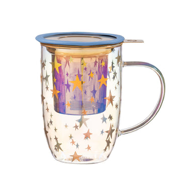 Mug Bhoro Gold Stars Iridescent