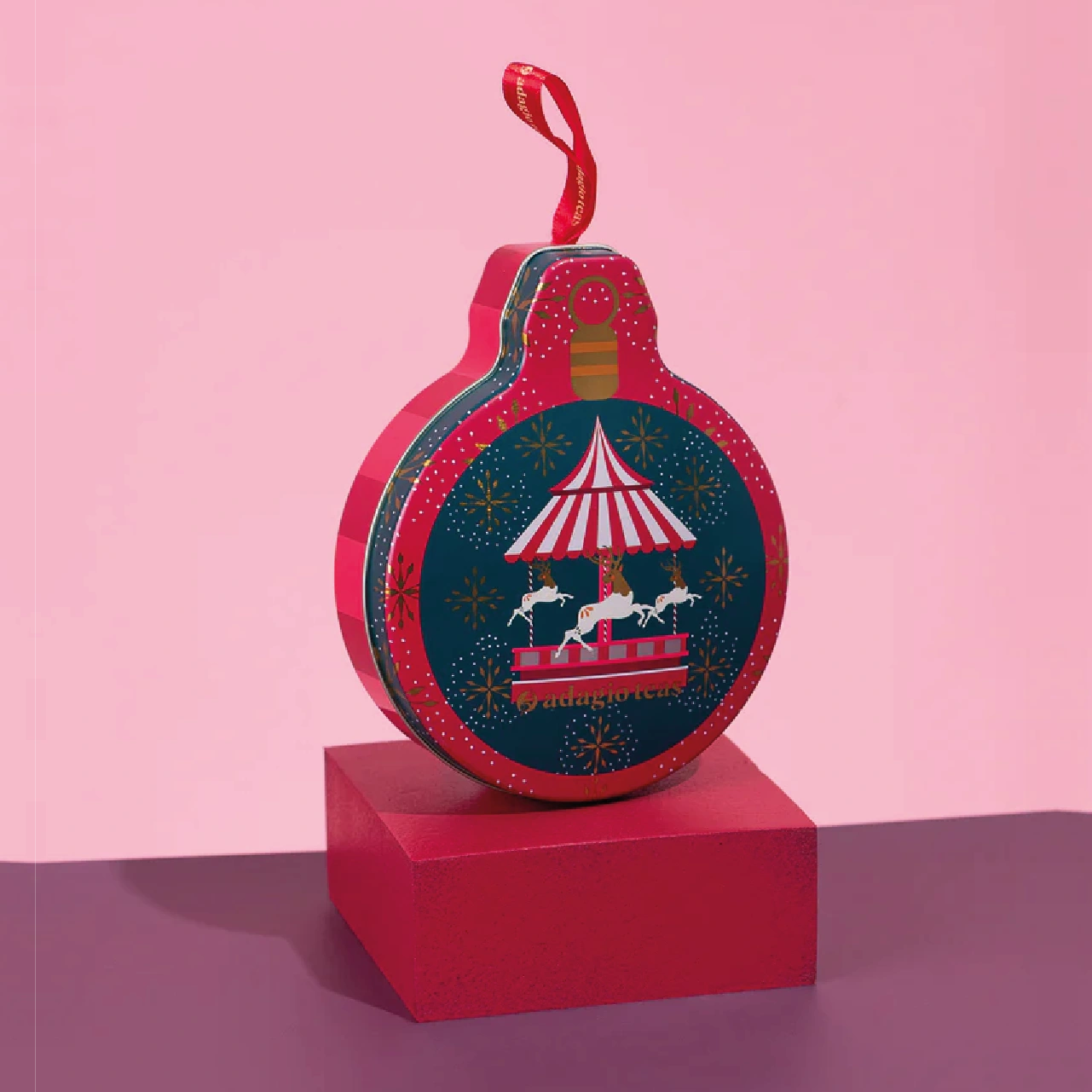 Pelota Verde Frambuesa Navidad 10 Teabags