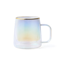 Cargar imagen en el visor de la galería, Taza Doble Vidrio Iridescent