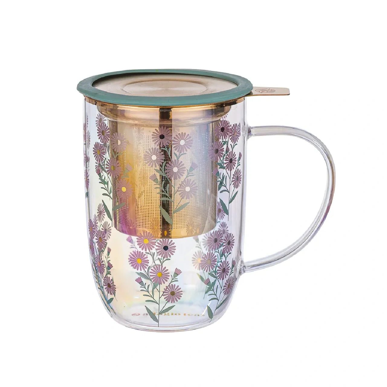 Mug Bhoro Purple Flowers