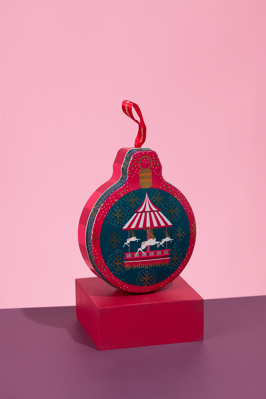 Pelota Verde Frambuesa Navidad 10 Teabags