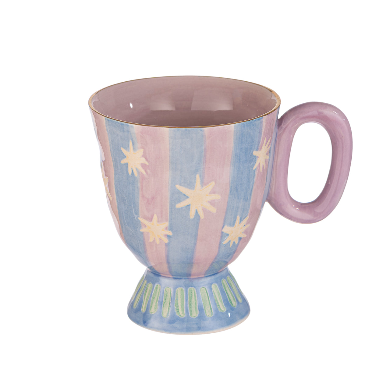 Taza Cerámica Diseño Celeste