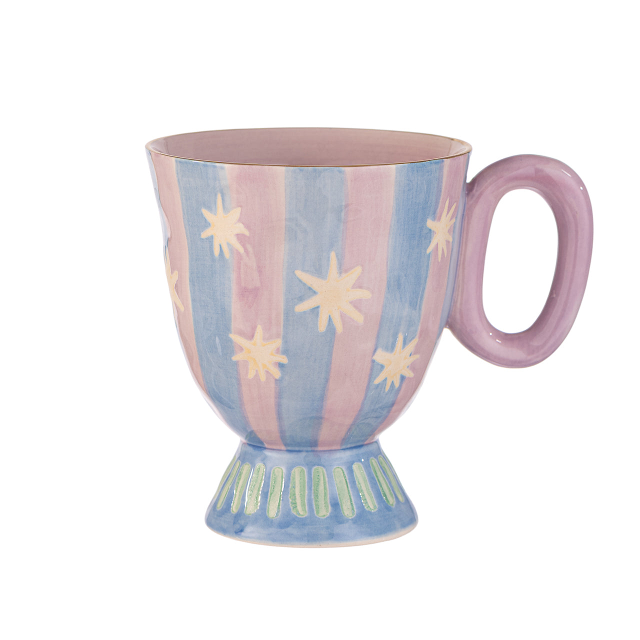 Taza Cerámica Diseño Celeste