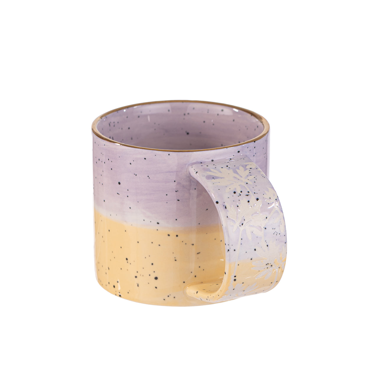 Taza Cerámica Lilac & Yellow