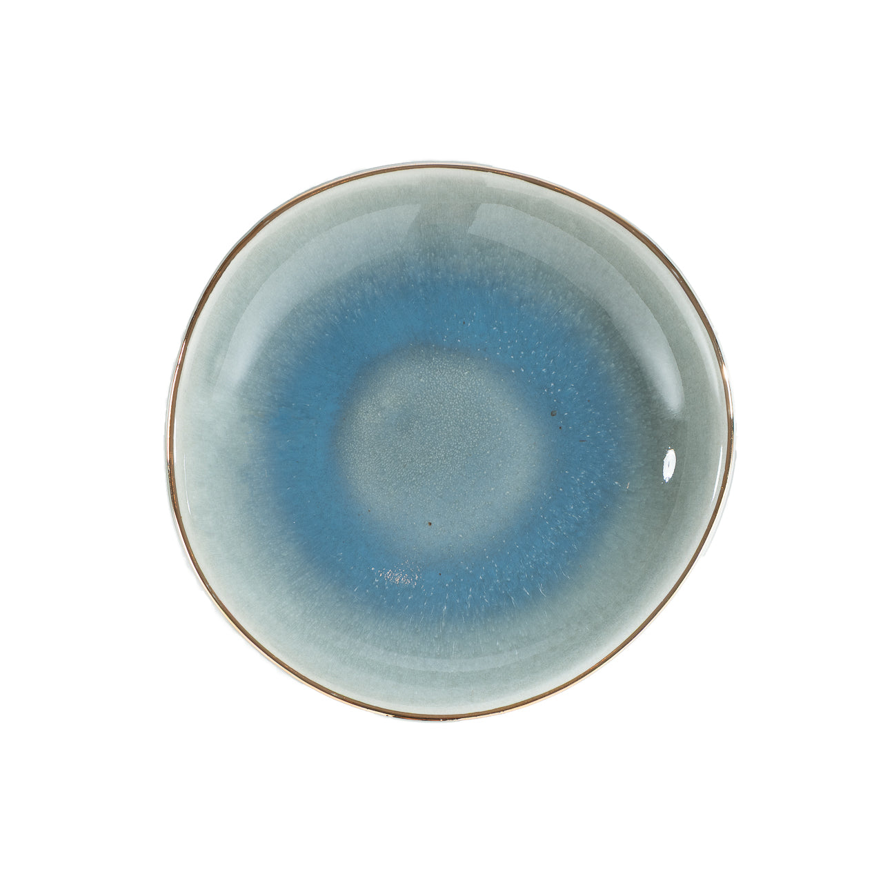 te-hebra Plate Cerámica Turquesa