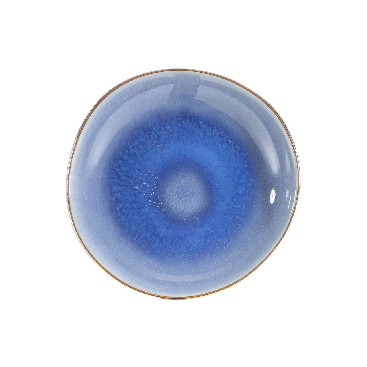 te-hebra Plate Cerámica Azul