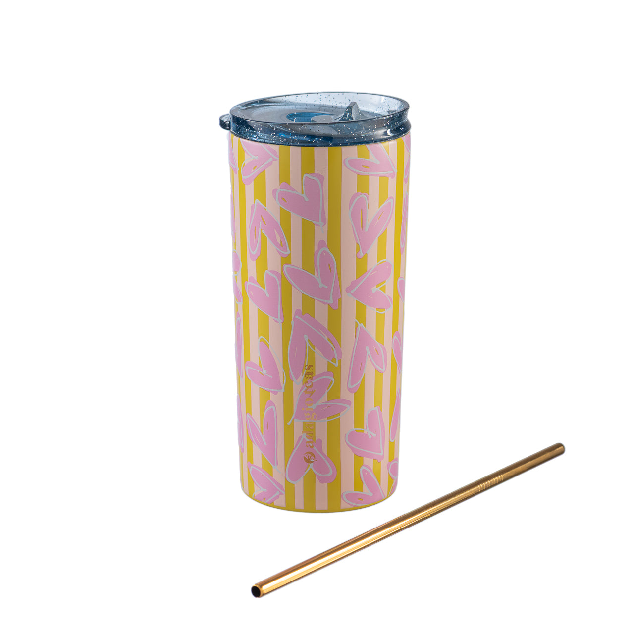 Tumbler Corazón y Líneas