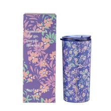 Cargar imagen en el visor de la galería, Tumbler Flores Azul
