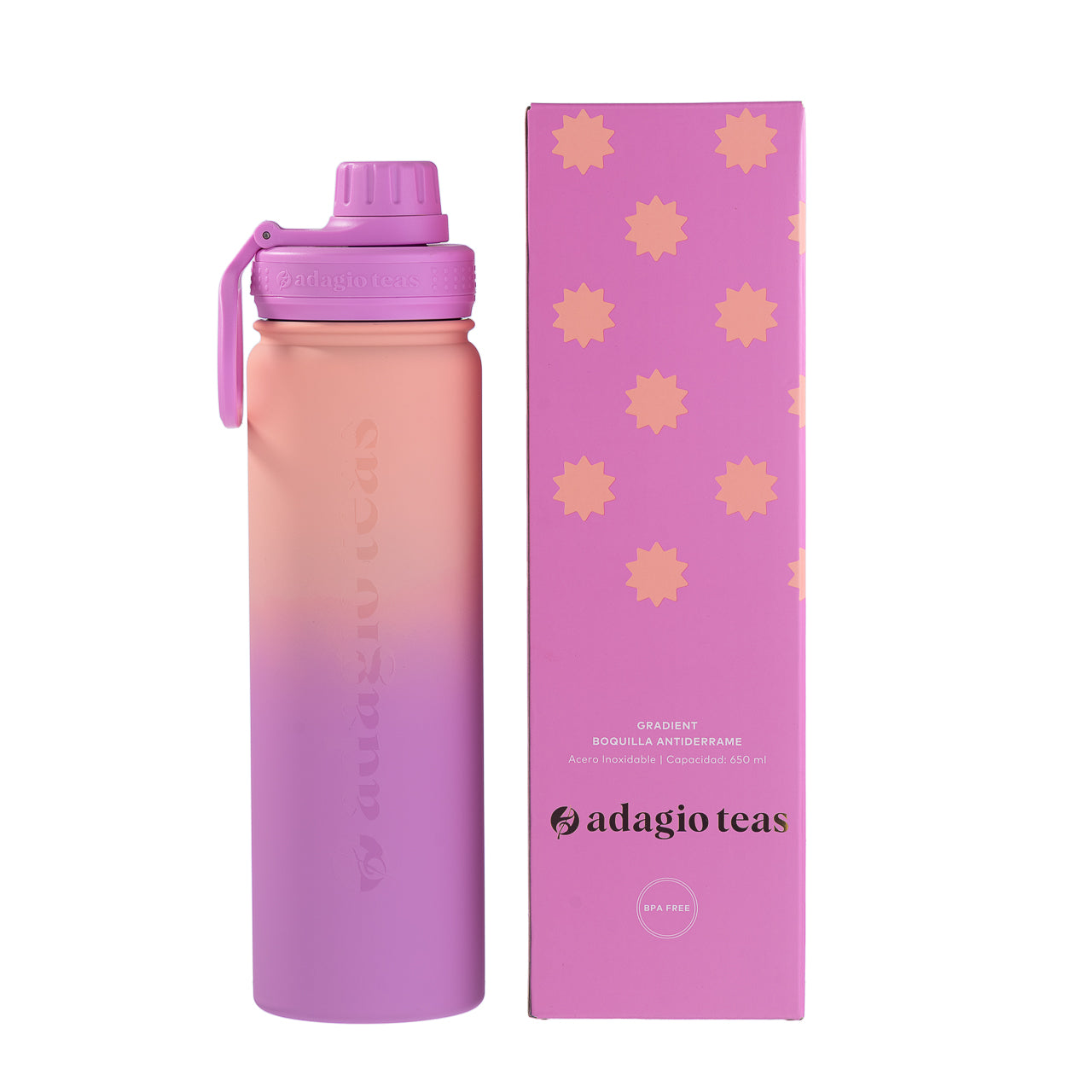 Botella Rosado Gradient 650 ml