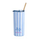 Tumbler Lineas Celeste