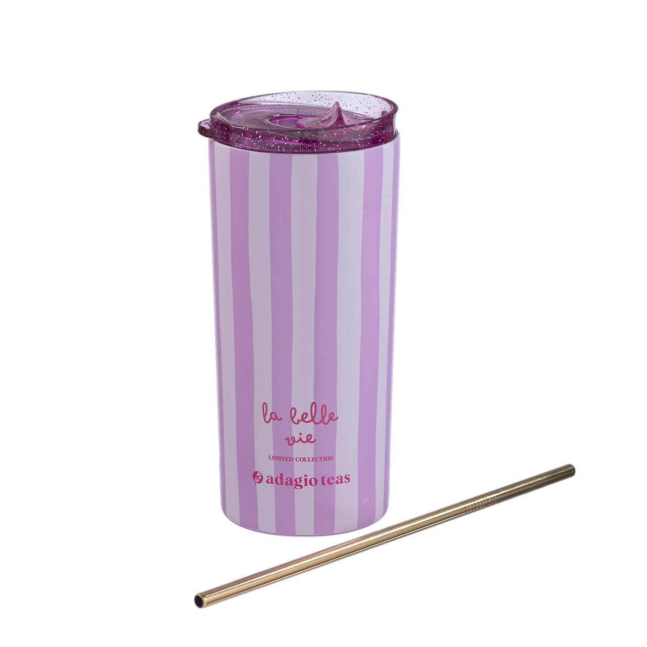 Tumbler Lineas Rosado
