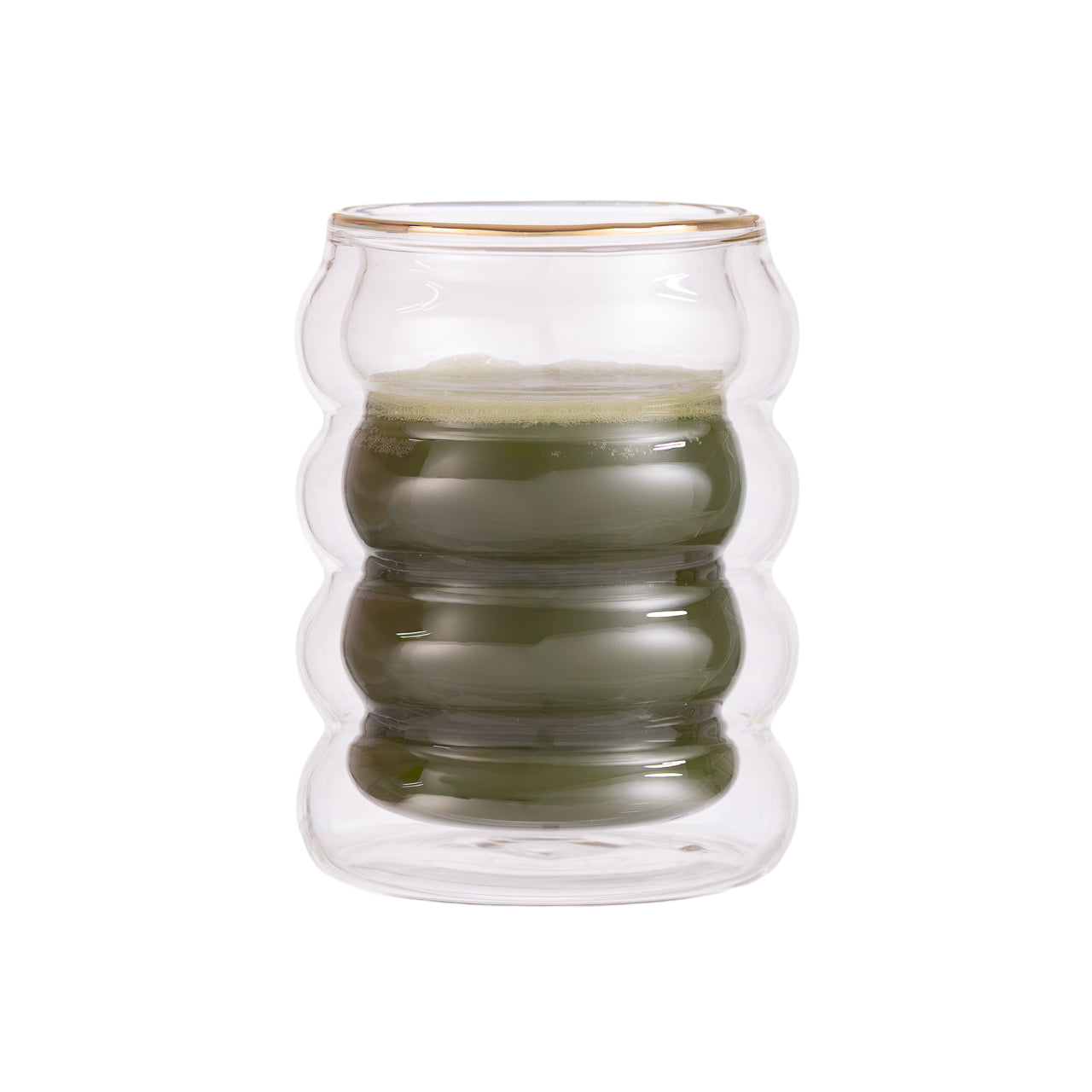 Vaso Doble Vidrio Matcha Shape