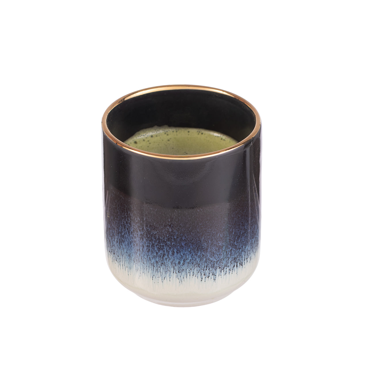 Vaso Cerámica Watercolor Azul