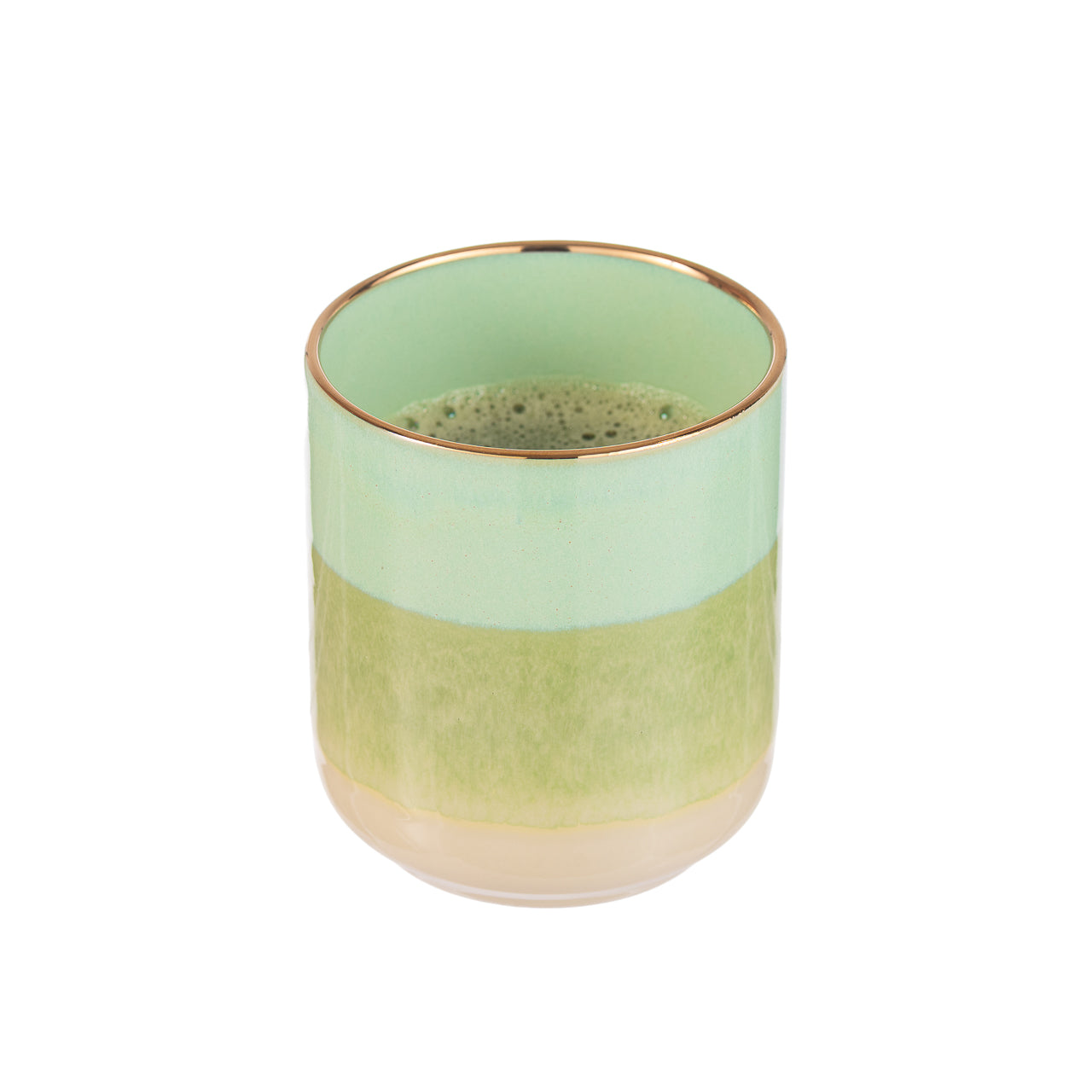 Vaso Cerámica Watercolor Turquesa