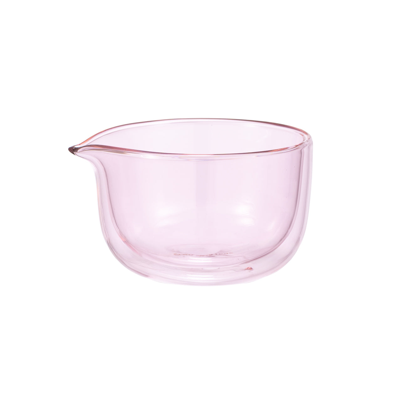 Matcha Bowl Doble Vidrio Rosado