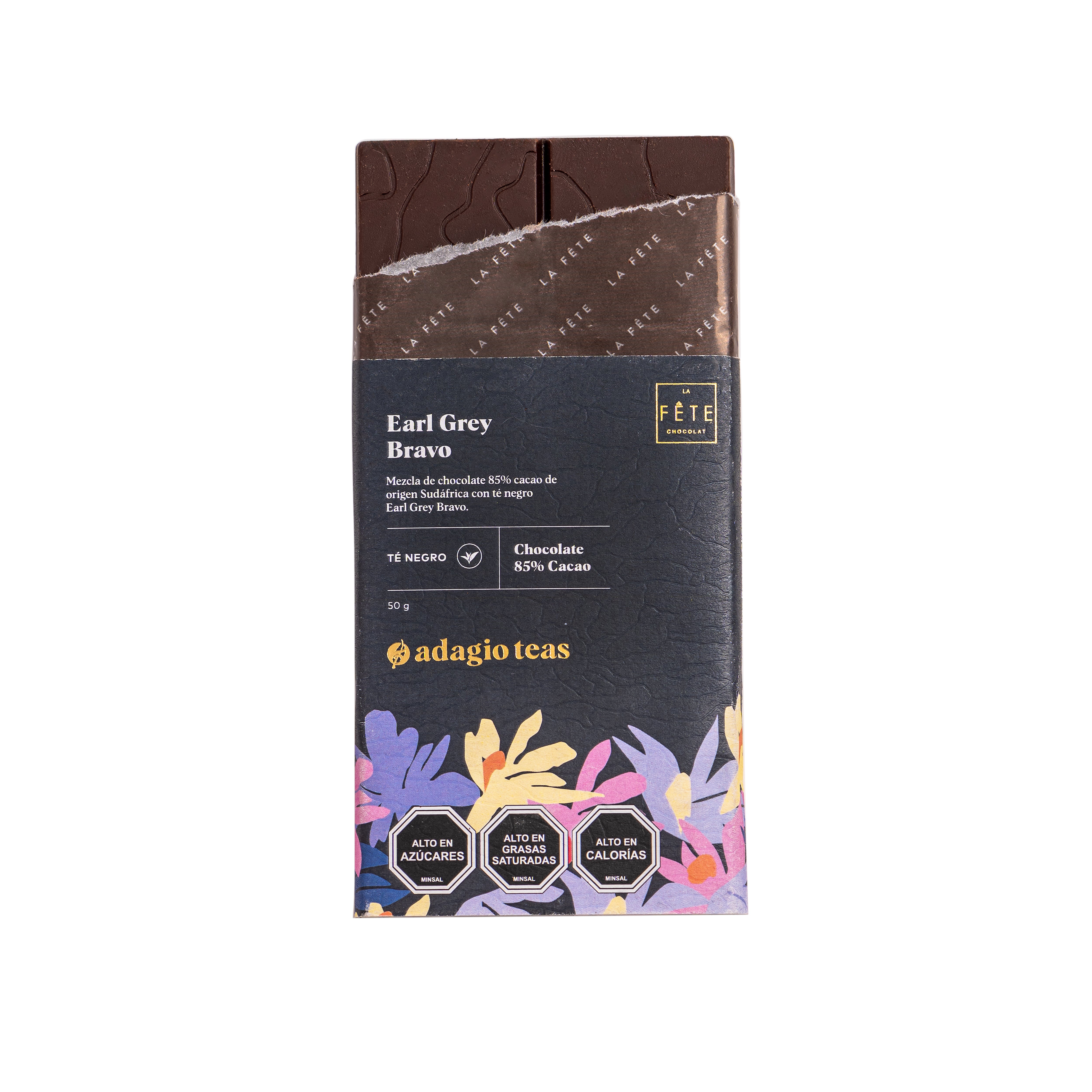 Chocolate 85% Cacao con Earl Grey Bravo
