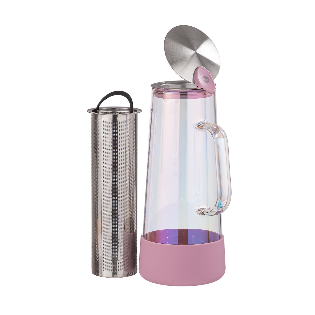 Silicone Tea Maker Pink 1.3 L