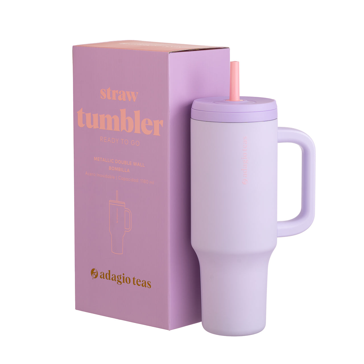 Straw Tumbler Lila