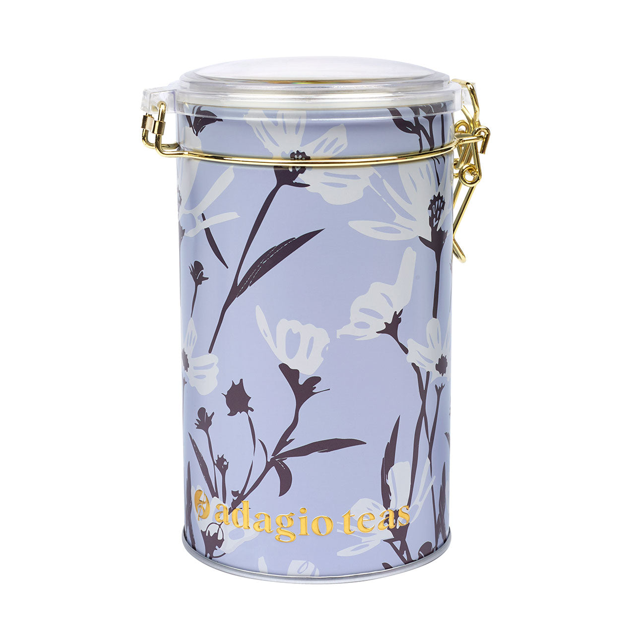Tarro Grande Flowers Blue & White