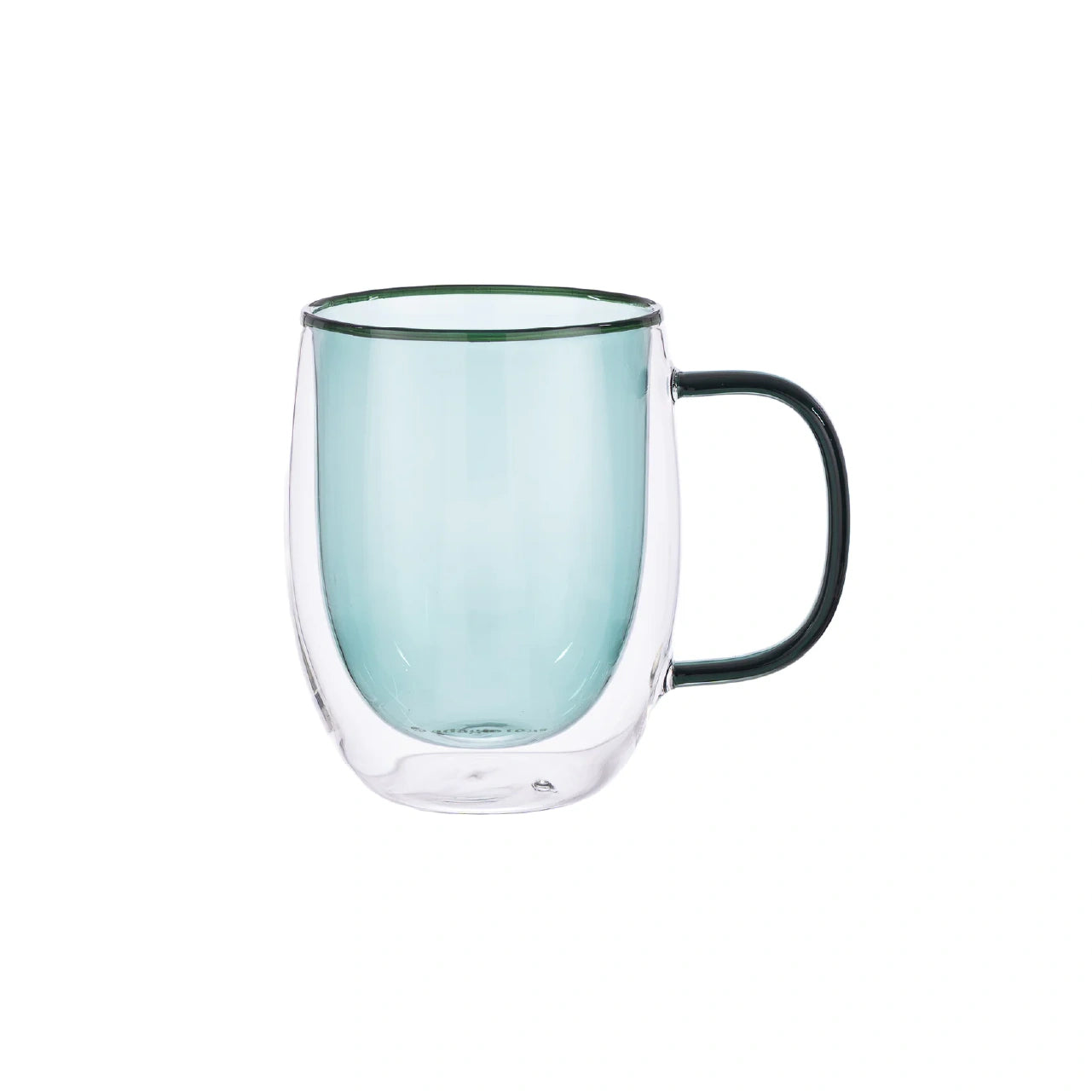 Taza Doble Vidrio Green