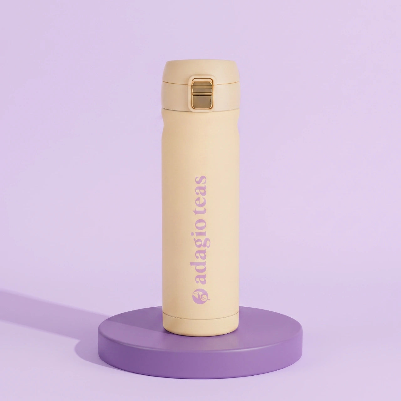 Travel Mug Yellow & Lilac