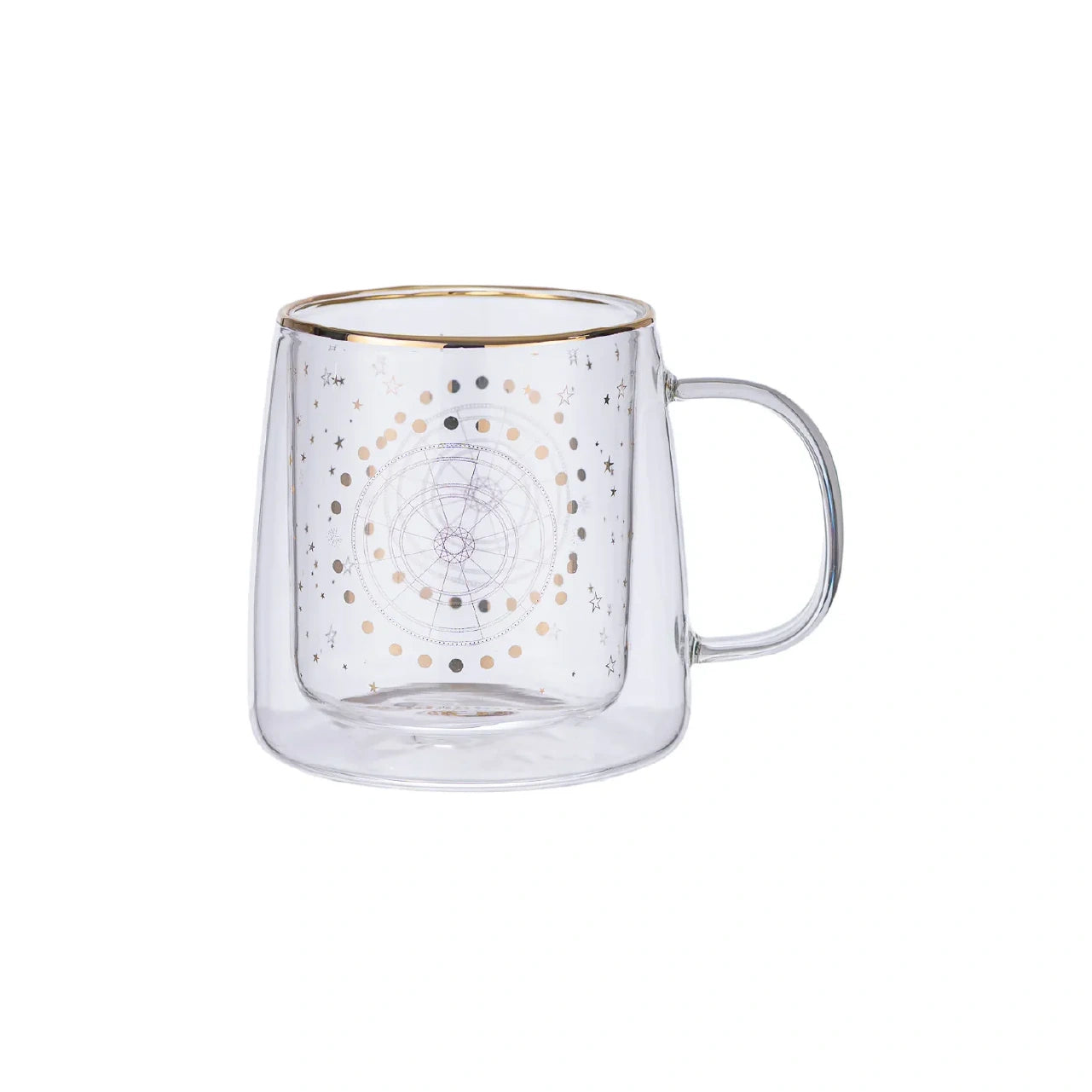 Taza Doble Vidrio Astrology