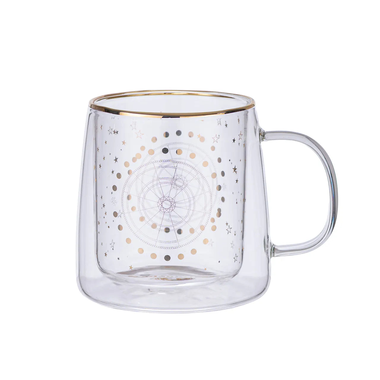 Taza Doble Vidrio Astrology