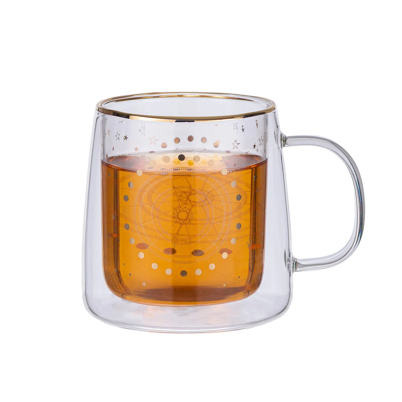 Taza Doble Vidrio Astrology