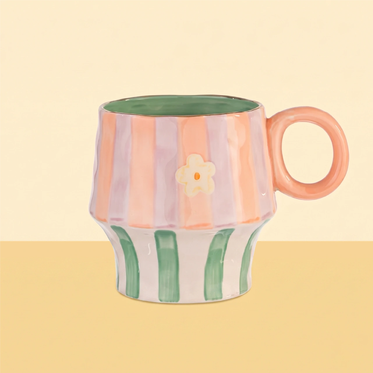 Taza Cerámica Diseño Rosada