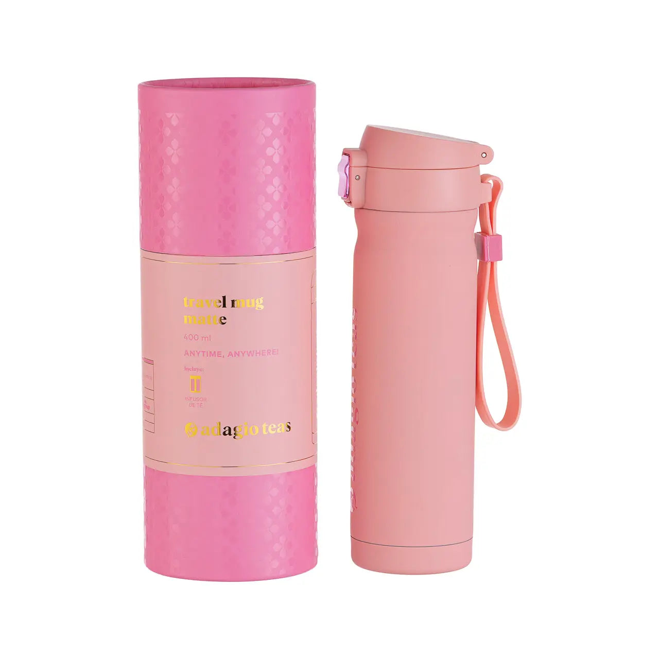 Travel Mug Light Pink & Pink