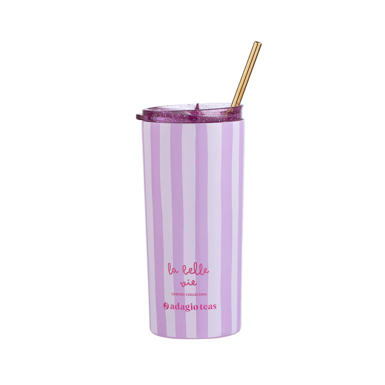 Tumbler Lineas Rosado