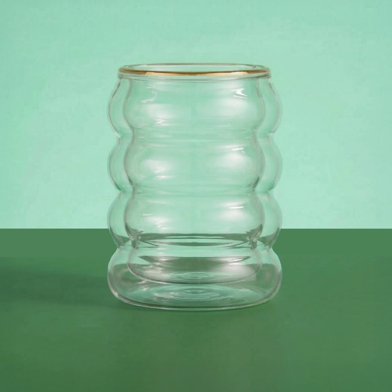 Vaso Doble Vidrio Matcha Shape