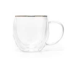 Cargar imagen en el visor de la galería, Taza doble vidrio 400 ml latte