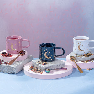 Taza cerámica To the moon & back Blue