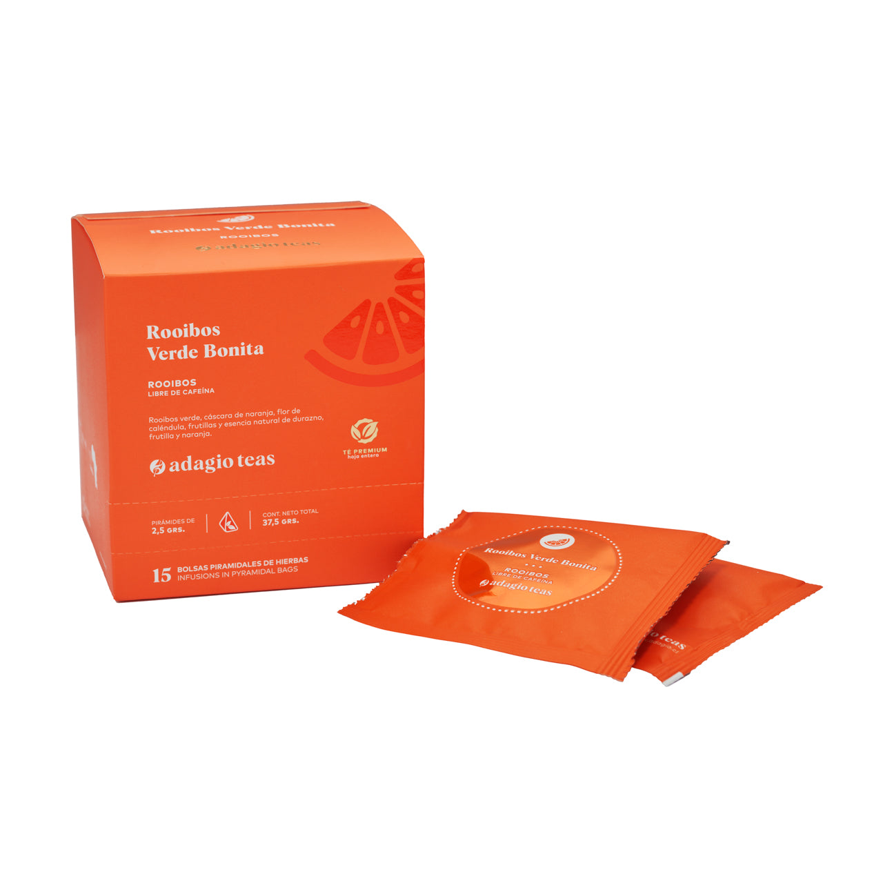 Caja 15 teabags Rooibos Verde Bonita