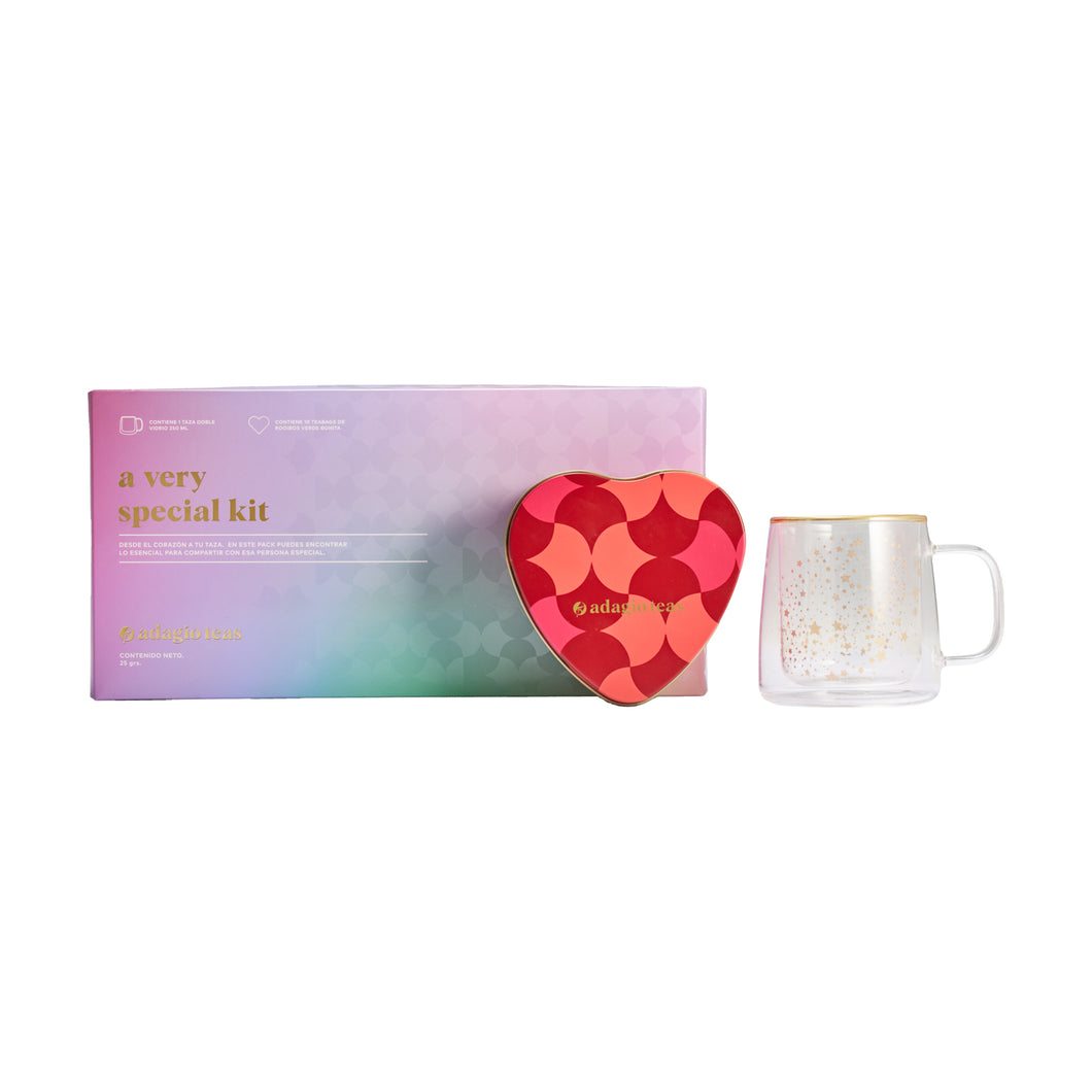 Pack A Very Special Kit Taza Estrellas Doradas