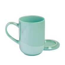 Cargar imagen en el visor de la galería, Mug Bhoro Cerámica Turquesa Glossy