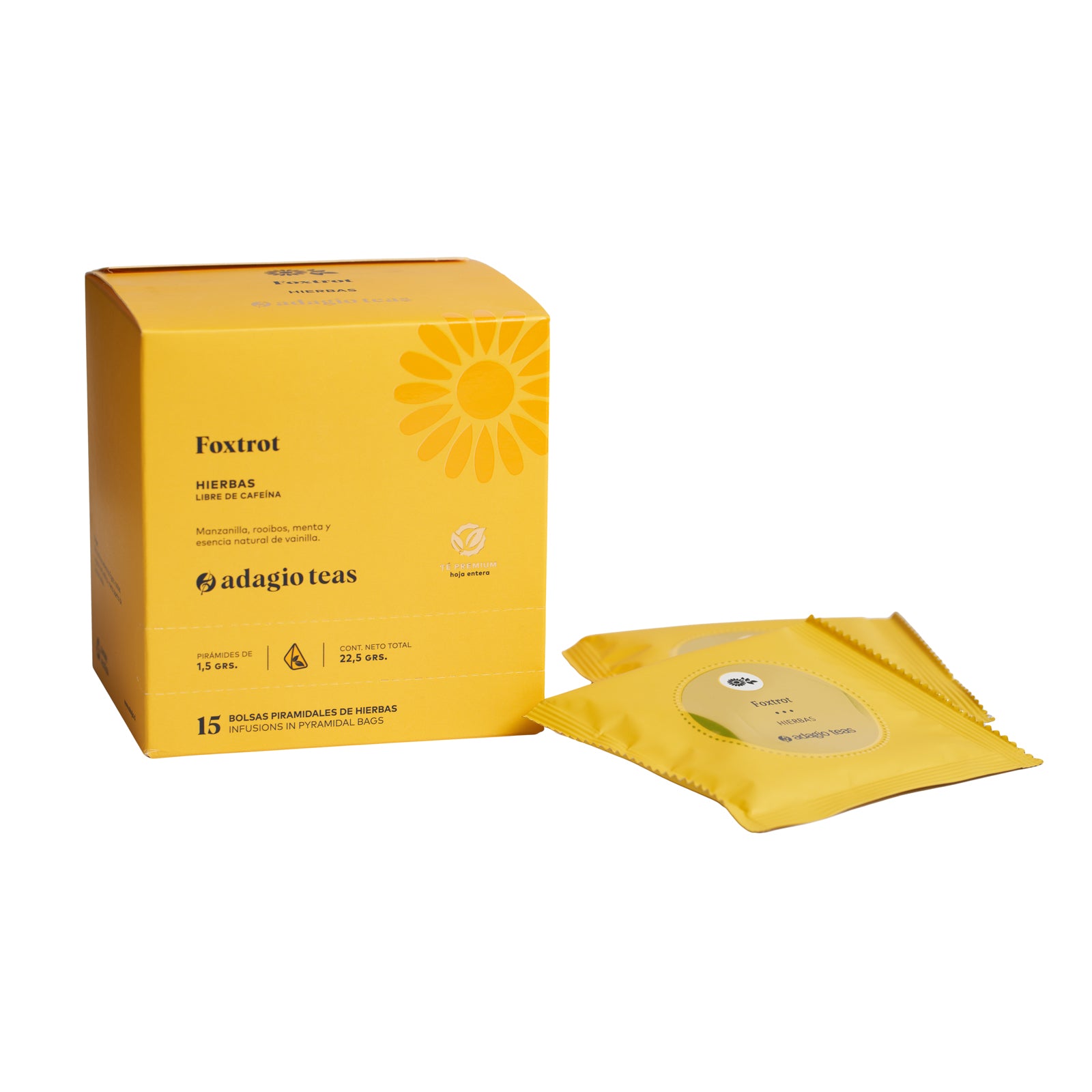 Caja 15 teabags Foxtrot