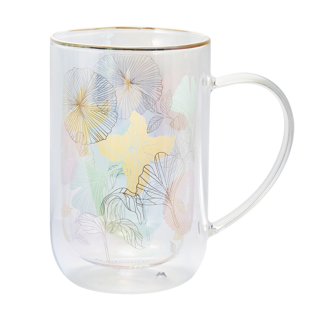 Mug Bhoro Doble Vidrio Nature