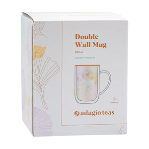 Mug Bhoro Doble Vidrio Nature