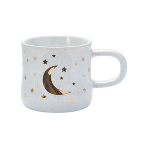 Taza cerámica To the moon & back White