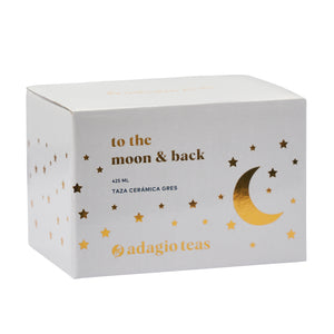 Taza cerámica To the moon & back White